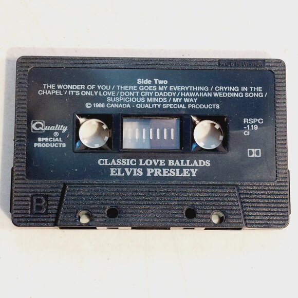 Elvis Presley ~ Classic Love Ballads (cassette, 1986) tested and works - Picture 3 of 3